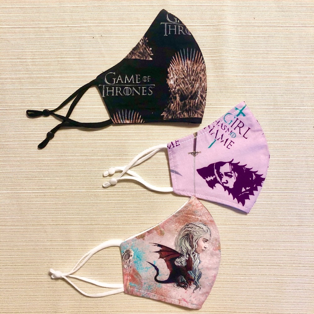 3 Face Mask bundle “Game of Thrones”